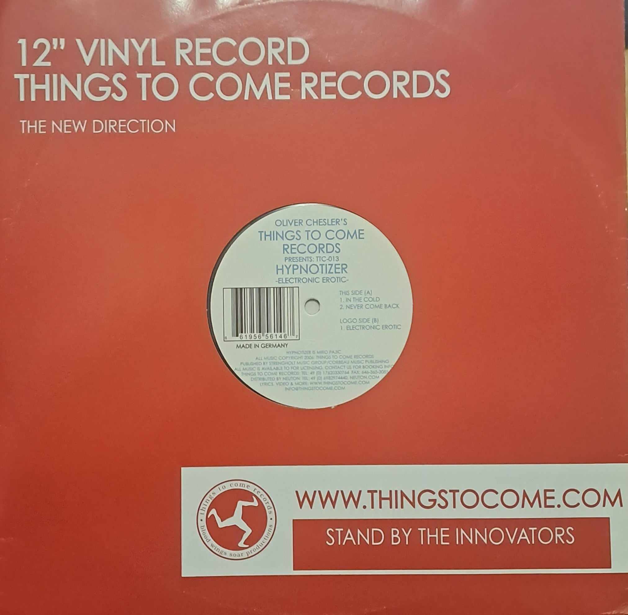 Things To Come Records 013 - vinyle techno